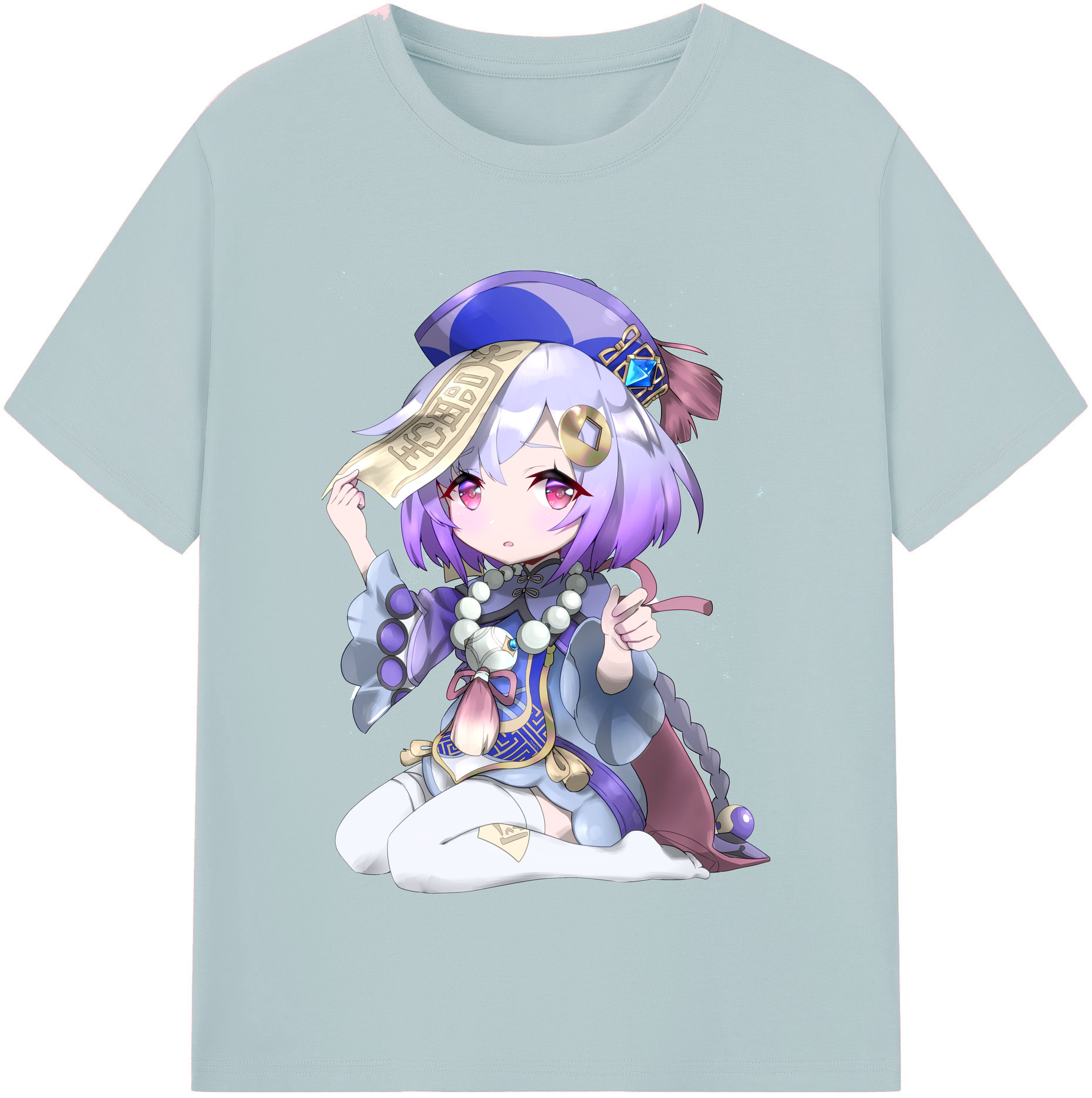 げんし神 七七 なな  genshin Nana 綿100％半袖Tシャツ（フロントプリント）